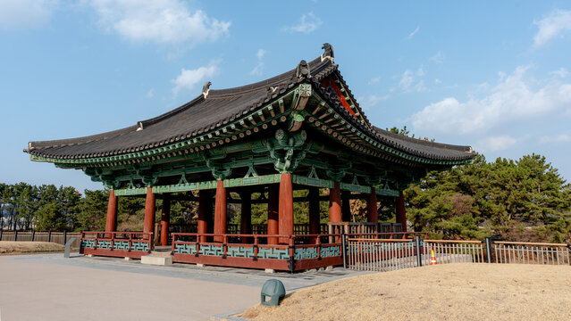 Donggung Palace architecture in Gyeongju&rsquo;s historic site