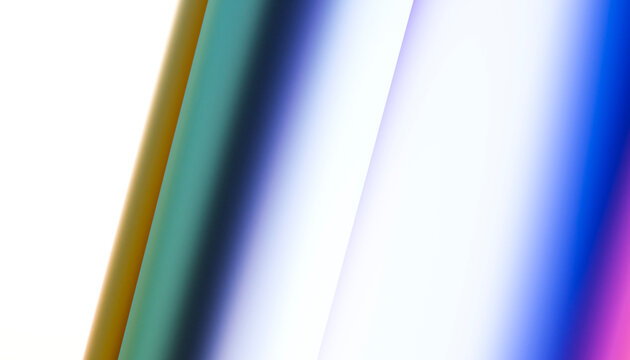Abstract colorful gradient render with soft light flow