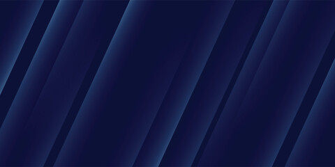 Obraz premium Abstract dark blue background with overlapping diagonal geometric layers and soft shadows. Modern minimalist 3D navy clean illustration vector asset.
