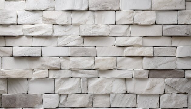 Pared O Muro De Piedra Blanca Clara Con Textura Tipo Marmol