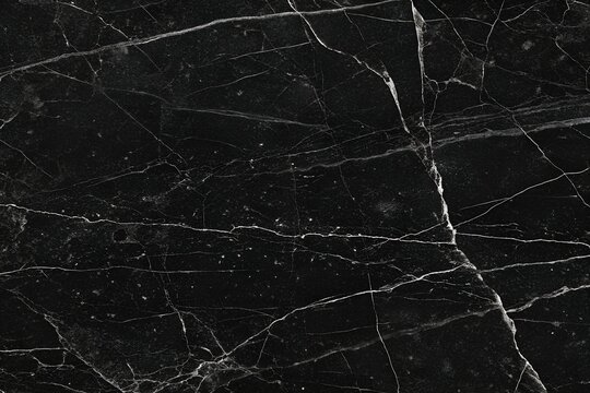 Black veined marble stone slab texture background