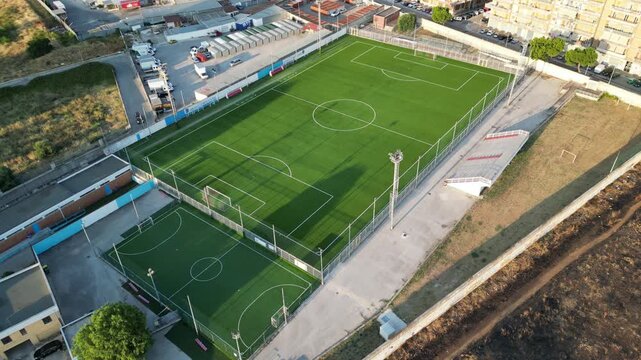campi da calcio visti dall'alto