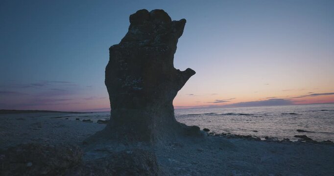 Rauk stone on gotland 