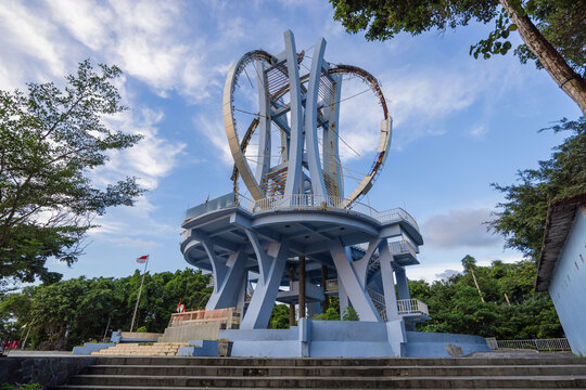 Zero Kilometer Indonesia Monument landmark on Pulau Weh