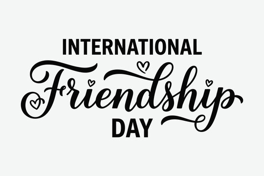 International friendship day greeting