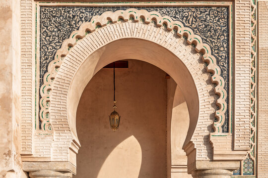 Interior Arch with Dramatic Shadows at Bab Mansour el-Aleuj, Meknes, Morocco