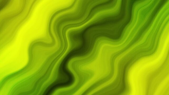 Abstract Yellow and Olive Green Liquid Gradient Wave Background