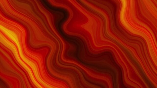 Abstract Orange and Rust Brown Liquid Gradient Wave Background