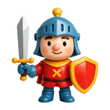 PNG Cute cartoon knight character