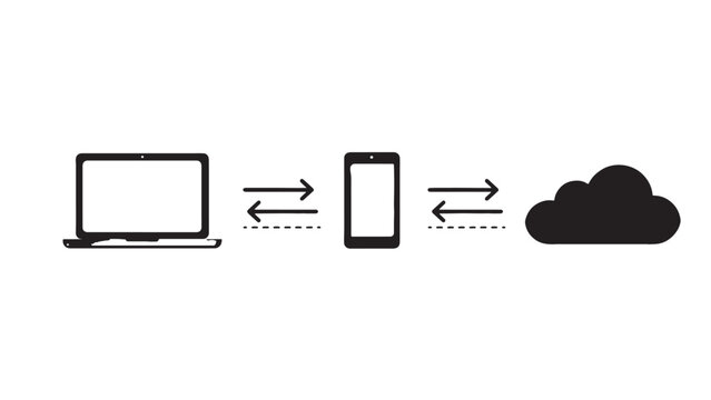 Headphone audio icons inverted color series