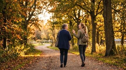 Obraz premium Celebrating International Friendship Day with a Walk in the Park