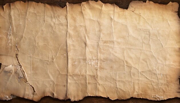 Vintage Ancient Worn Paper Texture Old Paper Or Parchment Background Old Vintage Paper Parchment Canvas Or Manuscript Background Texture Of Torn Antique Paper Blank Page Of Worn Ancient Book