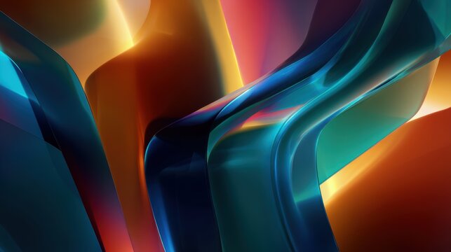3d technology abstract neon light background, empty space scene, spotlight, dark night, virtual reality, cyber futuristic sci-fi background, street floor studio for mock up. colored geometric