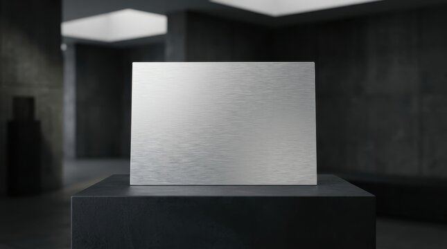 Brushed Metal Surface with Subtle Texture