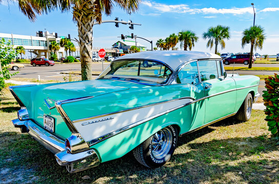 Chevrolet Bel Air at 26th annual Cruisin the Coast in Biloxi Mississippi