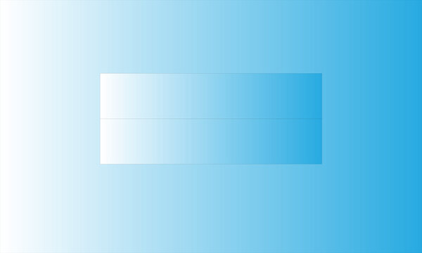 Rectangle shape appears in the center of a blue gradient backdrop to serve as a versatile placeholder for text or branding elements.