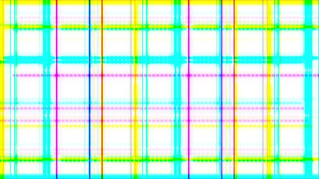 Bright glowing vertical and horizontal lines grid pattern animation