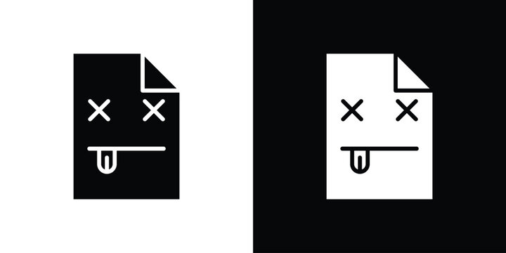 Broken Image icon vector logos set