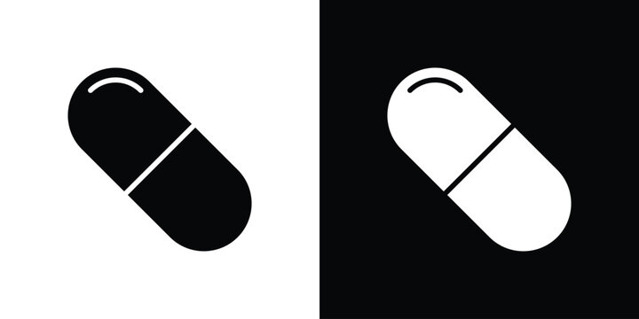 Capsules icon vector logos set
