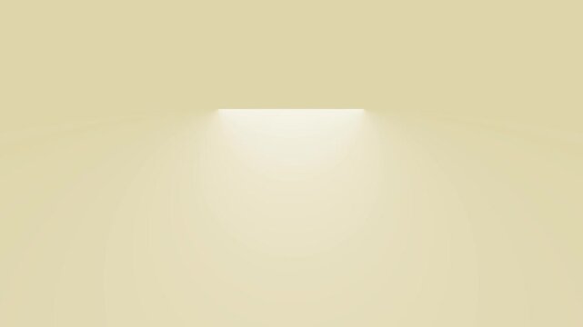 Small Soft Glow Reveal on Aesthetic Yellow Background, Motion Graphics