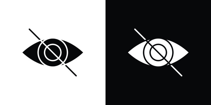 Sensitive content icon in black and white, best for Gaphic Design