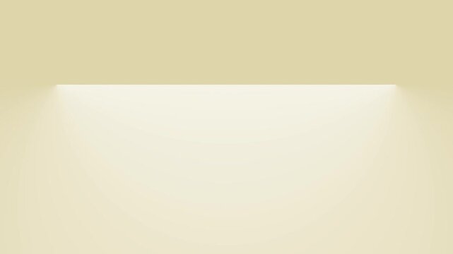 Large Soft Glow Reveal on Aesthetic Yellow Background, Video Loop