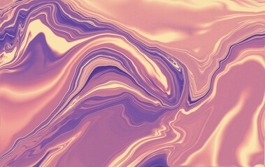 Obraz premium Abstract purple and cream fluid marble background with flowing luxury textures