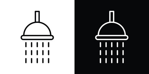 Shower down icon © No