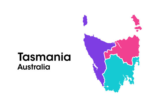 tasmania australia map 