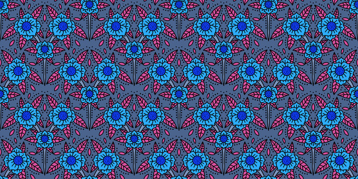 pattern deign batik illustration art traditional