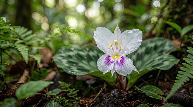 spring crocus flowers