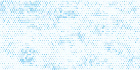 Abstract blue and white hexagon background. Futuristic digital hi-technology banner. Healthcare background. Vector © Farrohah