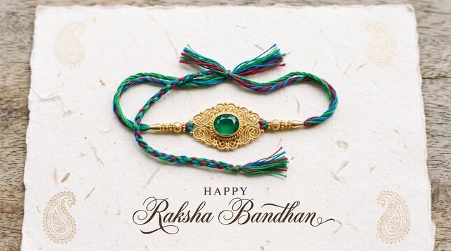 Beautiful decorative rakhi for raksha bandhan festival