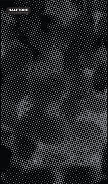 black and white halftones background