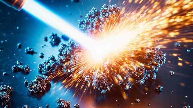 Laser-Driven Alpha Particle Emission for Clean Energy
