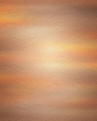Naklejka premium Abstract watercolor painting on textured paper with soft peach and light orange gradient tones and calming artistic texture for web backgrounds, presentation slides and modern branding