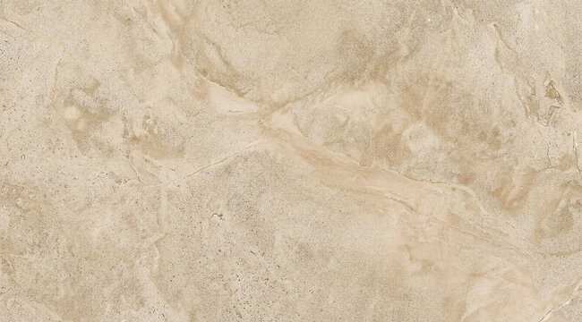 Seamless beige travertine stone texture background. Natural sand limestone surface pattern for architectural and interior design.