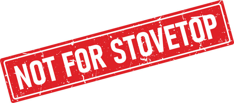 A red grunge rubber stamp impression with the text Not Clickbait isolated on white background