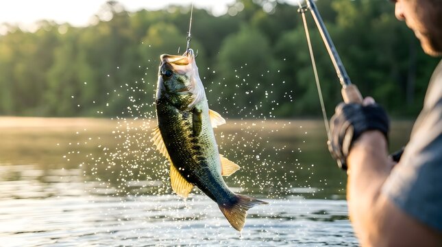 an angler who catches a fish