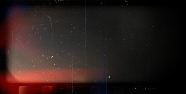 Abstract film grain texture with light leaks and scratches for retro vintage overlay effects