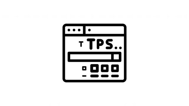 browser minimalist stroke animation