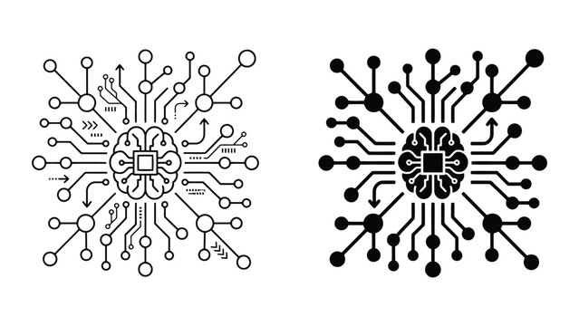 Artificial intelligence brain digital circuit node network with artificial