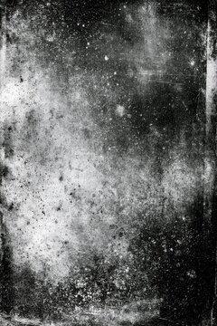 Abstract black and white grunge distressed texture background,texture overlay effects of bad photocopySmudged Scanner,black and white grainy background with dust and scratch,old photo overlay texture
