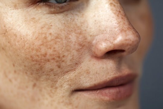 Persistent Post Acne Pigmentation with Realistic Skin Texture