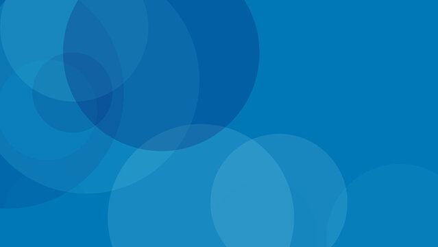 Blue bokeh background, abstract circles, transparent orbs, gradient texture