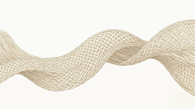 Woven Fabric Texture Swirling Abstract Background for Textile Design and Natural Material Concepts