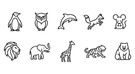 10 Wild Animals Icon © Prince
