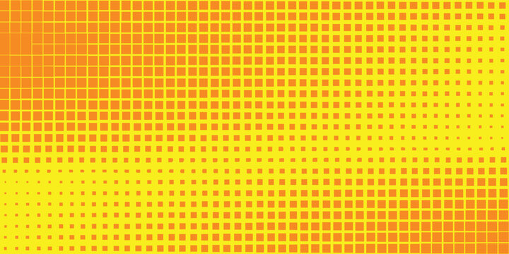 Polka check abstract pattern comic Pop-art halftone pastel color seamless background. Geometric wallpaper.
