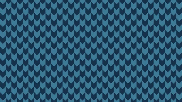 Blue yagasuri japanese arrow feather pattern flowing seamless loop traditional background
