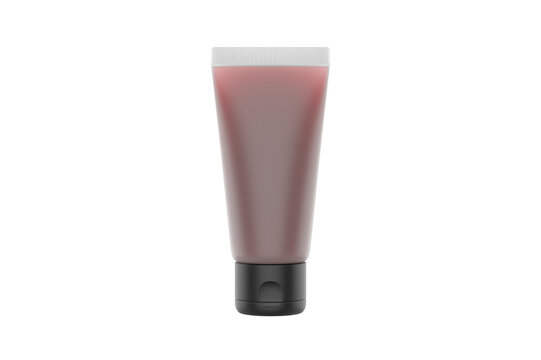 Cosmetic Tube Mockup Isolated On White Background. 3d illustration